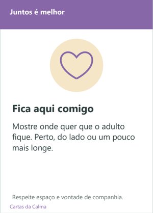 Carta das Cartas da Calma