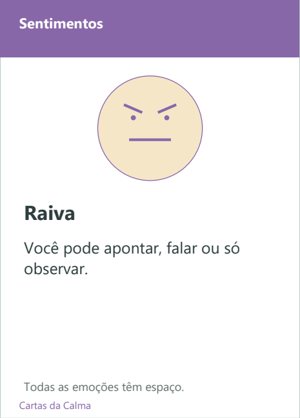 Carta das Cartas da Calma